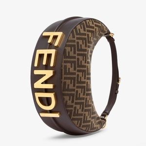 Fendigraphy  Fendi 
Brown FF fabric bag